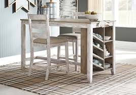 I modified the plans to make it a counter height table and moved the top shelf up a bit to accommodate larger items at the bottom. Skempton White Counter Table W Storage Evansville Overstock Warehouse