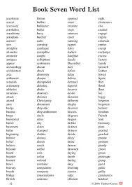 Spelling Vocabulary Workbook 7 Ae Publications