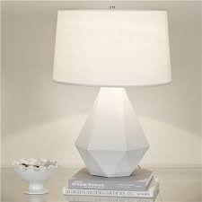 Sizzling Colors Geometric Ceramic Table Lamp Geometric Lamp Unique Table Lamps Geometric Table Lamp