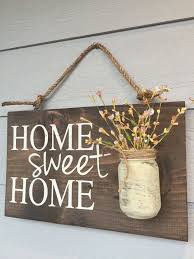 Communicate your safety message to people. Porch Decor Home Sweet Home Rustic Front Door Sign Decor Etsy Decoracao Da Casa Artesanal Decoracao Primitiva Potes Decorados