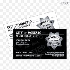 Haddonfield borough (nj) police department, shown with four rounded corners. Business Cards Modesto Police Department Card City California City Police White Label Png Pngegg