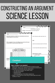 Construct An Argument Ngss Lesson Middle School Science Class Science Life Science Middle School