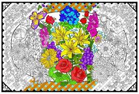Flower Explosion Giant Coloring Poster Coloring Posters Line Art Design Celtic Drawings