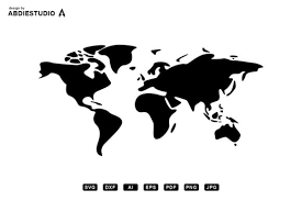 World Map Simple Version Graphic By Abdie Creative Fabrica
