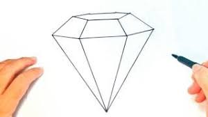 Más de 1000 ideas sobre animales faciles de dibujar en pinterest. Como Dibujar Un Diamante Paso A Paso Dibujo Facil De Diamante Youtube