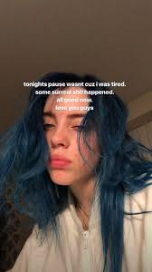 Pin By Isadooorah On Bil Billie Eilish Billie Blue Hair