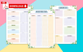 Planning for meals is among the tough duties that you cannot avoid in life. Printable Meal Planner Templates Download Pdf