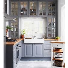 Schone Graue Kuche Butcher Block Countertops Kitchen Kitchen Design Kitchen Remodel Small