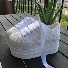 Brautschuhe Heels Damenschuhe Hochzeit Braut Schuhe Etsy Bride Shoes Wedding Sneakers Womens Wedding Shoes