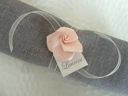 50 Ronds De Serviette Marques Places Pour Mariage En Origami Rose Pale En Papier Decoration Tab Pliage Serviette Mariage Idee Mariage Rustique Deco Mariage