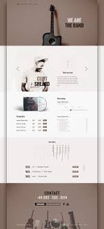 The Band Free Psd Template For Music Related Websites On Behance Web Design Website Design Layout Website Design Inspiration