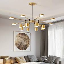 As much as i love the image of the room below, it doesn't feel quite right because the table and chandelier aren't centered on the fireplace. Sku 1633 Multi Heads Center Spotlight Hybrid Light Glow Furniture Home Decor Lighting Supplies On Carousell