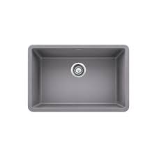 Check spelling or type a new query. Blanco Precis 27 Inch Single Bowl Silgranit Undermount Kitchen Sink In Metallic Grey The Home Depot Canada