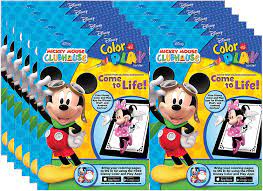 Cartoon ~ printable mickey mouse clubhouse coloring pages ~ coloringtone book. Amazon Com Bendon Mickey Mouse Clubhouse Color And Play 128 Page Coloring And Activity Books Pack Of 12 Toys Games