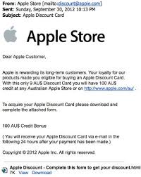 Check spelling or type a new query. Fake Apple Store Discount Card Leads To Identity Theft Help Net Security