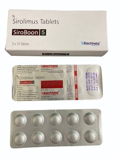 Sirolimus ( Siroboon 5 mg ) Tablets at ₹ 1250/strip | Siromus Tablet in Nagpur | ID: 2853965258433