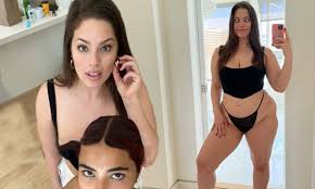 Ashley Graham shares silly panty-clad selfie... after teaming up with teen  TikToker Sienna Mae Gomez | Daily Mail Online