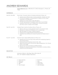 Tennis coach in united states. Tennis Coach Resume Examples And Tips Zippia