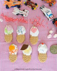 A fun easy treat that kids can even decorate on their own! Amy S Cooking Adventures Nutter Butter Ice Cream Cone Cookies