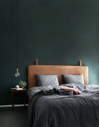 Upholstered in elegant velvet fabric with detailed stitching to create a. Modern Bedroom With Grey Upholstered Headboard Novocom Top