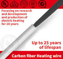 Products-Carbon Fiber Heating Wire-27K Carbon fiber Heating ...