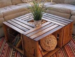 Manualidades Para Decorar Tu Casa Decoracionpara Com Wooden Crate Coffee Table Coffee Table Wood Crate Coffee Table