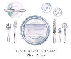 Setting a table with napkins, plates, silverware, and glasses is not as difficult as it seems. The Right Way To Set A Table 12 Tomatoes