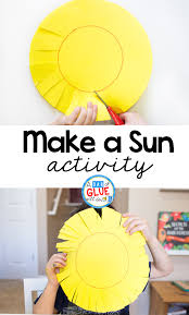 Place strips of paper onto. Make A Sun Scissor Skills Activity