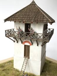roemischer limesturm fredericus rex 1 72 von bernhard schrock in 2021 laser plotter turm architekturmodell