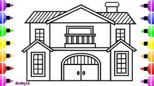 If you'd like, you can also buy paint samples from lowe's. How To Draw House Step By Step Cute Art Coloring Book Youtube