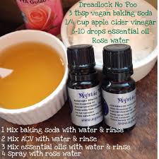 easy clean living cruelty free no shampoo for dreads or any hair i leave an old shampoo bottle in the shower baking soda for hair rose essential oil dreads