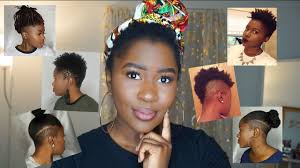 If you have natural thick hair, try a haircut with a long crown like the one shown here. Hair Tips What You Should Consider Before Cutting Your Natural Hair Undercut Taper Mona B Youtube