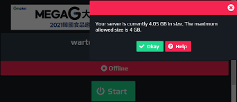 All you need to do . Server Size Problem Already Use The Optimized Server Aternos Community