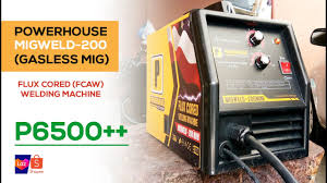 The primary reason for this is that, unlike most other welding processes, fcaw works on all kinds of materials even if contaminated (except for dealing with contaminants like oils, water, and. Powerhouse Migweld 200 Mini Flux Cored Gasless Mig Fcaw Unbox Setup Quick Test Youtube