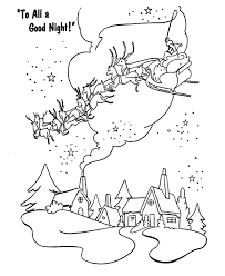 Saved by paul virtue sr. Santa Sleigh Coloring Pages Santa In His Sleigh Christmas Coloring Coloring Home
