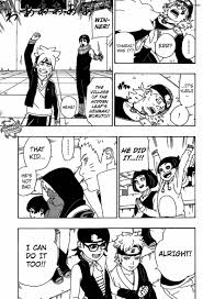 Boruto uzumaki is often the center of attention as the son of the seventh hokage. Boruto Chapter 4 Page 35