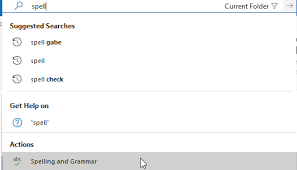 In Outlook 2019 My Tell Me What You Want To Do Pull Down Microsoft Community