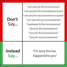 He is an inspiration and a genuine hero. Sorry For The Inconvenience How To Offer A Genuine Apology