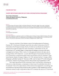 Ano ang kinahinatnan ng pangunahing tauhan sa kabanata 31 hanggang 39 sa el filibusterismo. Pdf Short Notations And Reflections On Pantayong Pananaw Aaron Rom Moralina Academia Edu