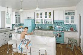 When it comes to your backsplash, go big. Turquoise Backsplash Ideas House Of Turquoise