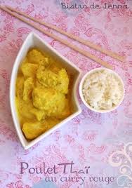 Poulet Thai Au Curry Rouge Recette Avec Images Curry Rouge Poulet Poulet Thai