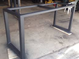 3x3 Hr Steel Custom Metal Table Base Ideias Para Mobilia Moveis Industriais Pernas De Mesa