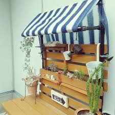 玄関 入り口 室外機カバーdiy 多肉植物 スノコリメイク 100均 などのインテリア実例 2018 06 06 22 59 04 roomclip ルームクリップ インテリア インテリア 実例 室外機カバー diy