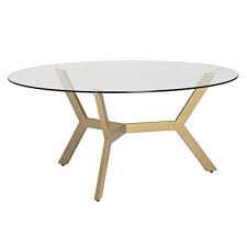 It needs more sparkle, but adding decoration might be too much. Studio Designs Home Archtech Modern 38 Round Coffee Table In Gold Clear Glass Buy Online In Bosnia And Herzegovina At Bosnia Desertcart Com Productid 169345316