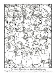Download and print these christmas printable coloring pages for free. Free Printable Christmas Coloring Pages Comfy Christmas Snowman Coloring Pages Printable Christmas Coloring Pages Free Christmas Coloring Pages