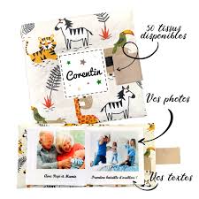 Livre Photo Tissu Personnalise Animaux De La Savane Album Photo Tissu Pour Bebe Livre Doudou Livre Photo Tissu Classique Mon Livre Photo Tissu Cette bachette est imprimée d'animaux de la savane : livre photo tissu personnalise animaux de la savane album photo tissu pour bebe livre doudou