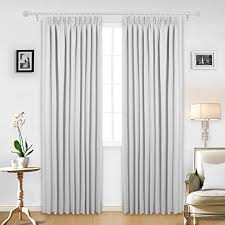 Amazon De Deconovo Verdunkelungsvorhang Krauselband Gardinen Wohnzimmer Vorhang Blickidcht 245x140 Newdeal Vorhange Wohnzimmer Vorhange Blickdichte Gardinen