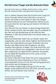 Eichhornchen Fluppi Und Die Diebische Elster Geschichten Fur Kinder Kindergeschichten Geschichte