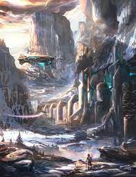 Artstation Another World Colton Orr Environmental Art Fantasy World Another World