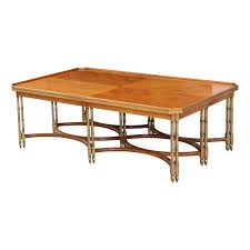King's brand 3 piece wood x style casual coffee table & 2 end tables occasional set, cherry finish. Coffee Table In Cherry Wood With Madeleine Castaing Style